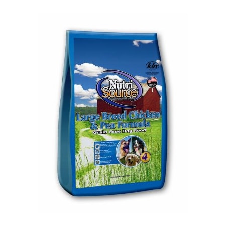 Nutrisource Food All Ages Chicken & Peas Cubes Dog Grain Free 30 lb 29300